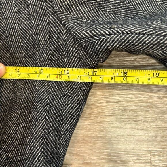 Soia & Kyo Gray Wool Herringbone Warm Coat Double lining sz XS - Picture 12 of 13